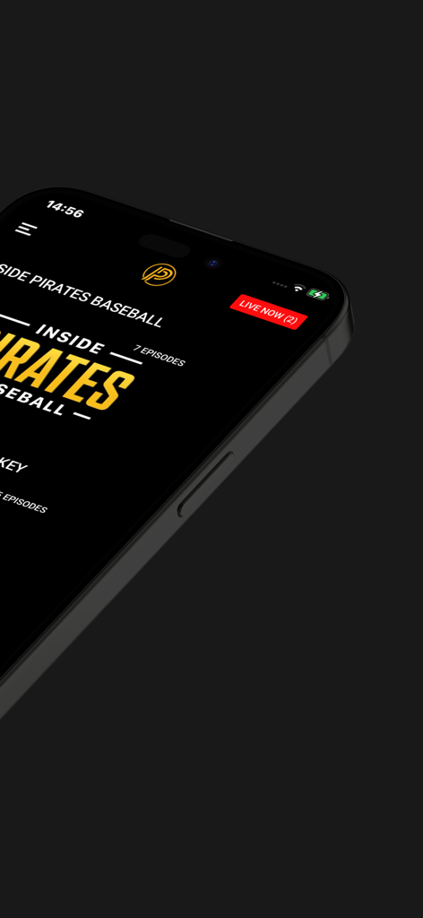 SNP 360 app on a smartphone displaying live Pittsburgh Pirates baseball content