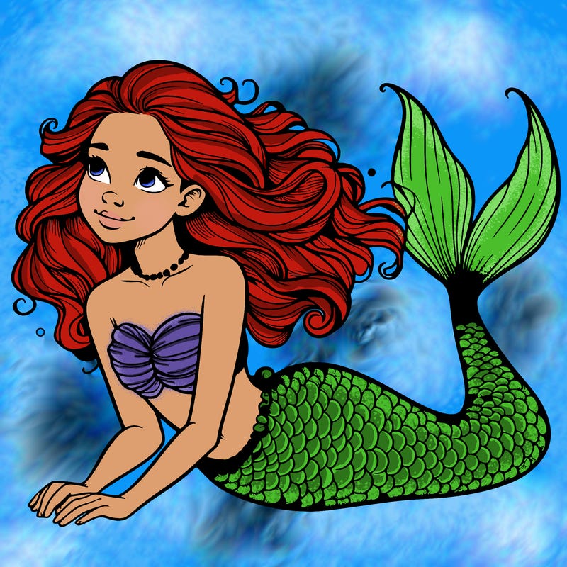 a realistic mermaid