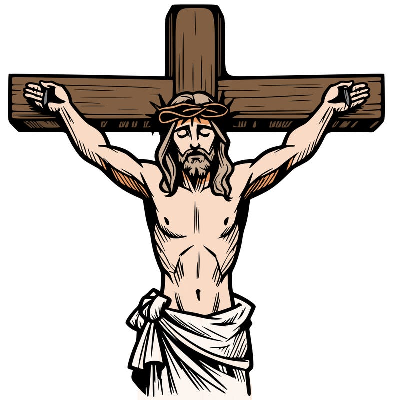 jesus on the cross dieing for our sins