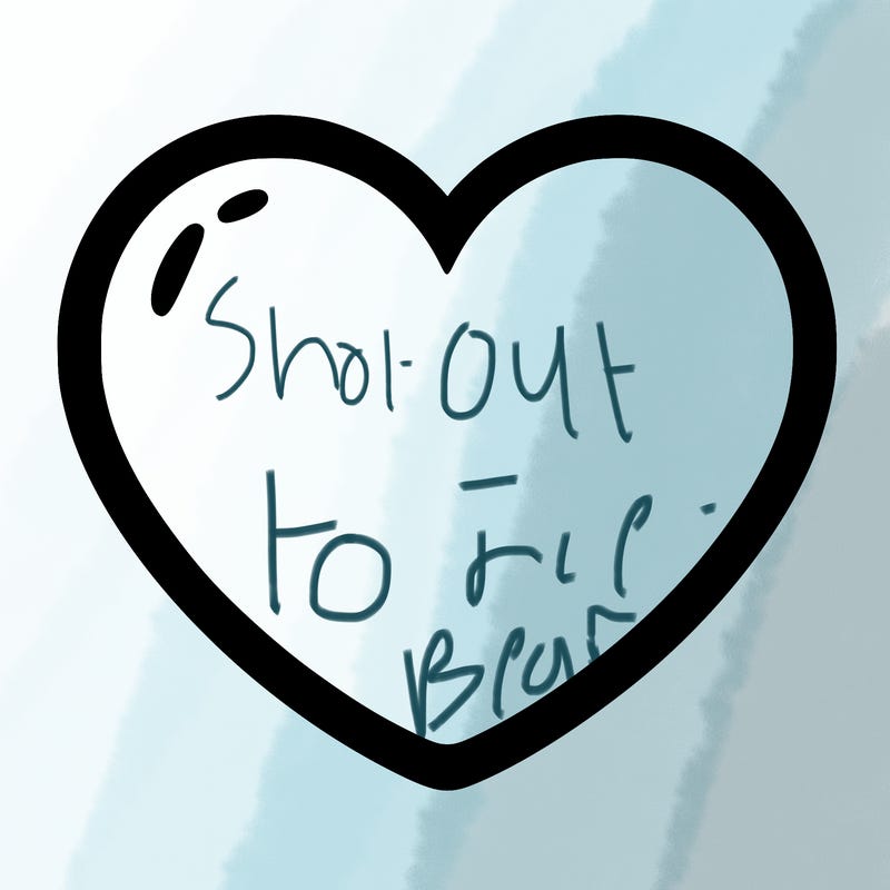 a blank heart