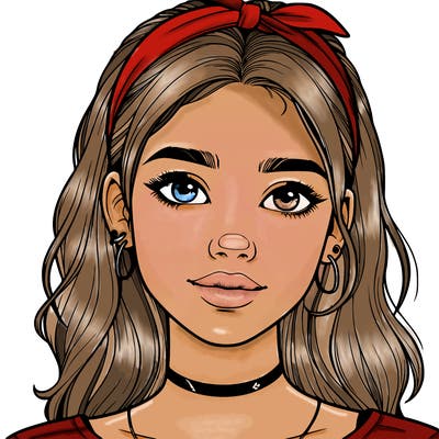 realistic teenage girl