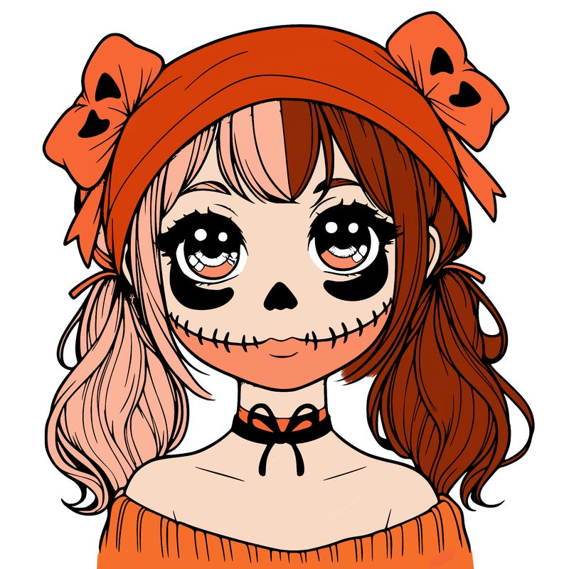 realistic girl halloween