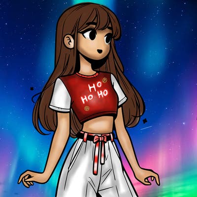 girl in a cute crop top