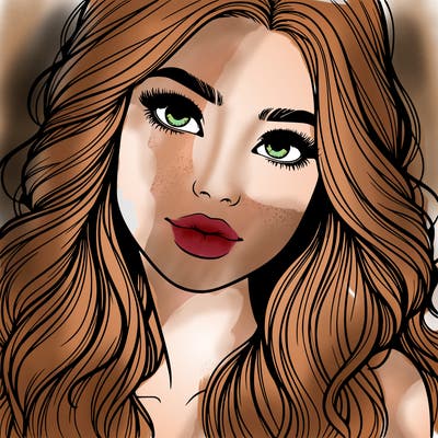 beautiful realistic girl