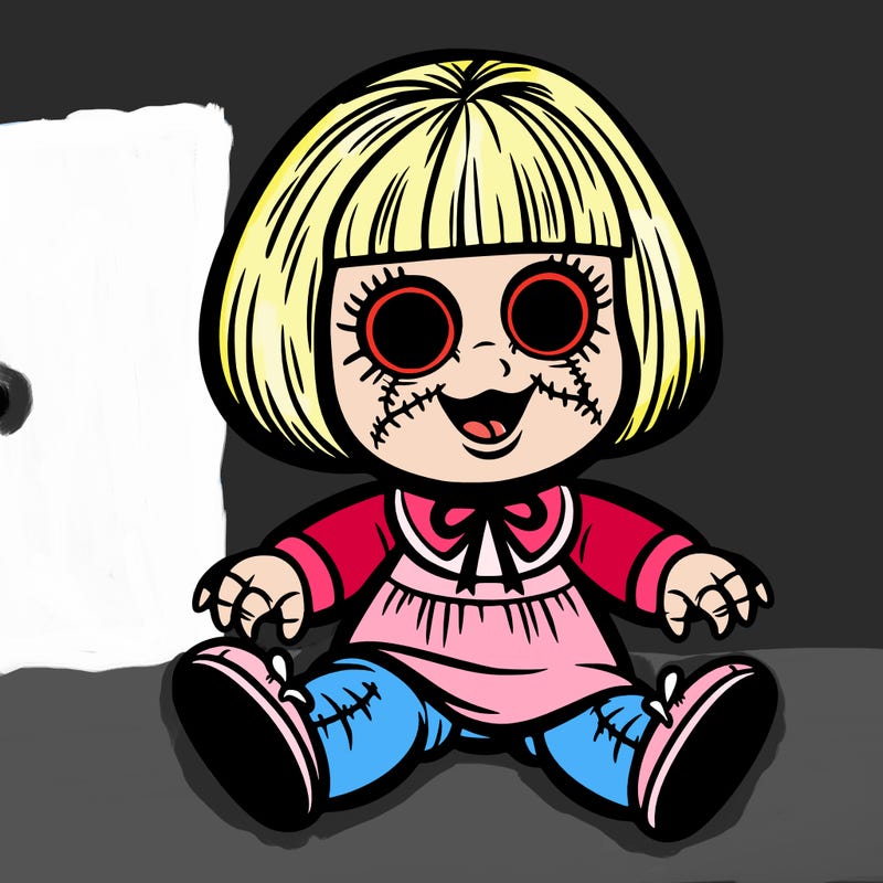 creepy doll