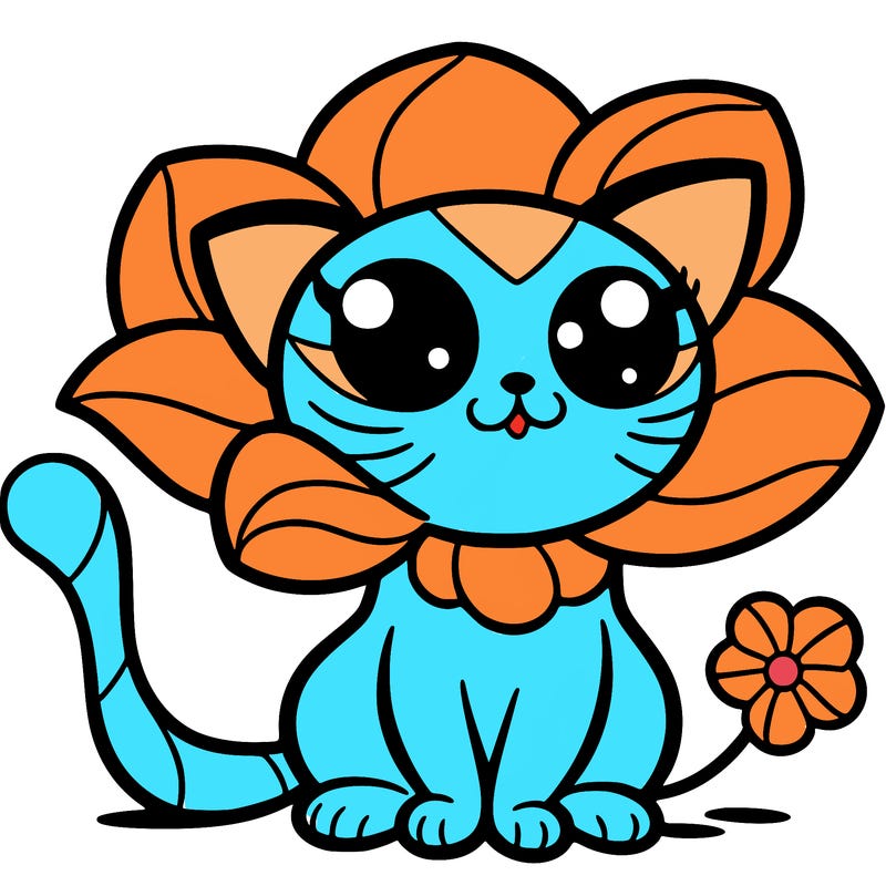flower cat
