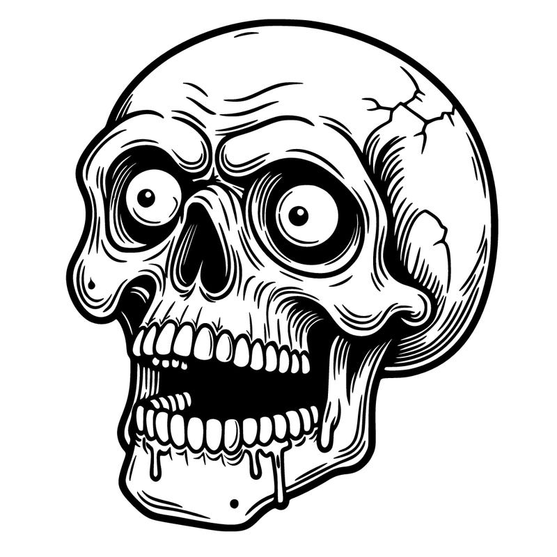 scary skull