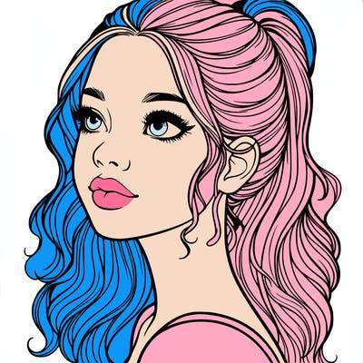 beautiful realistic girl