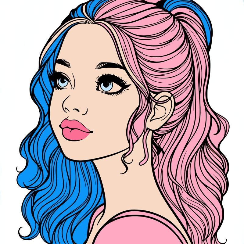 beautiful realistic girl