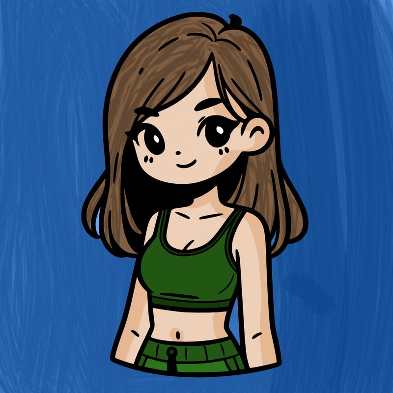 girl with crop top