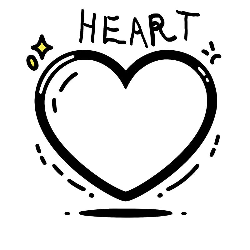 plain simple heart