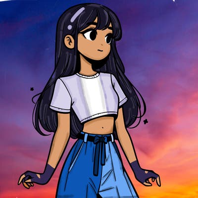 girl in a cute crop top