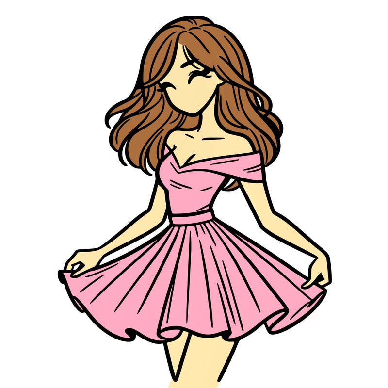 woman in skirt