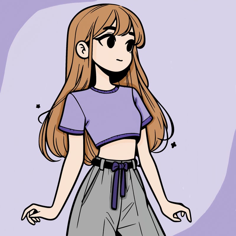 girl in a cute crop top