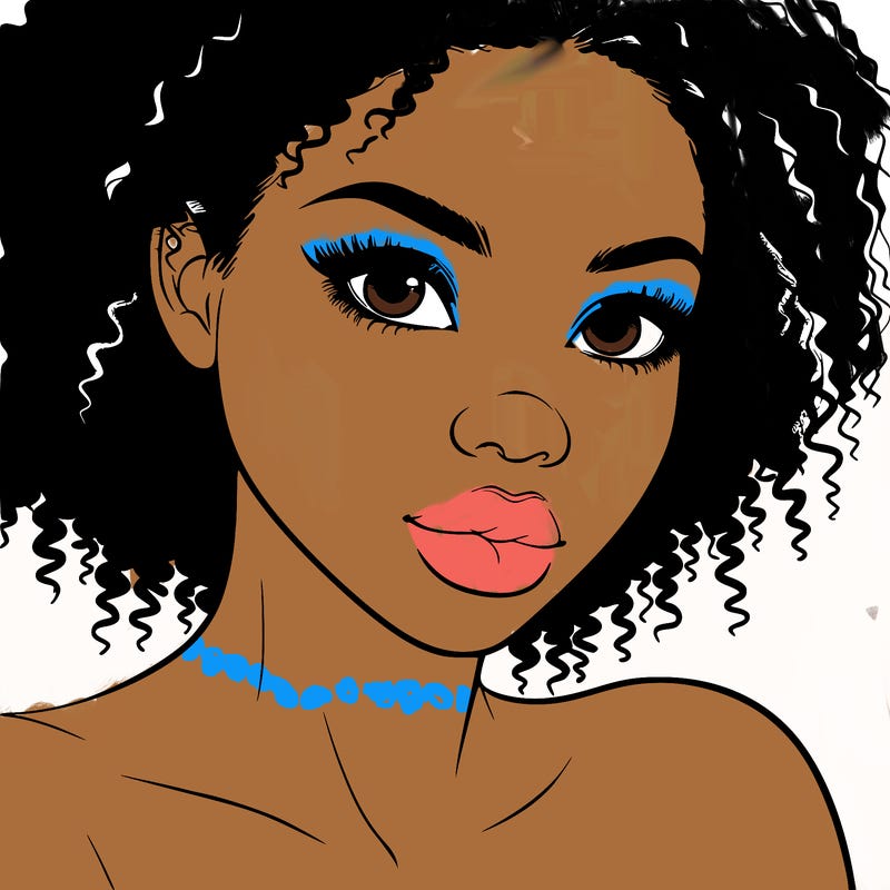 realistic black girl