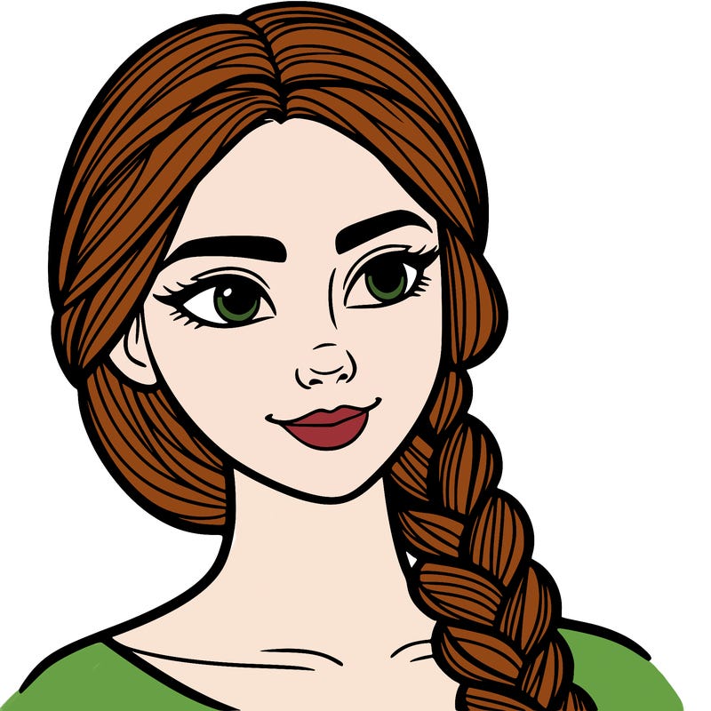 woman with braid