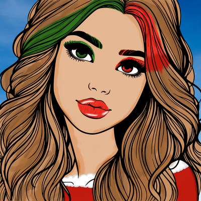 beautiful realistic girl