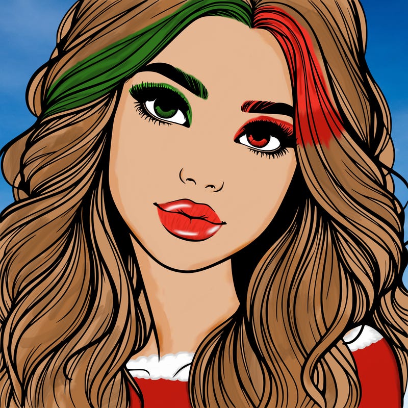 beautiful realistic girl
