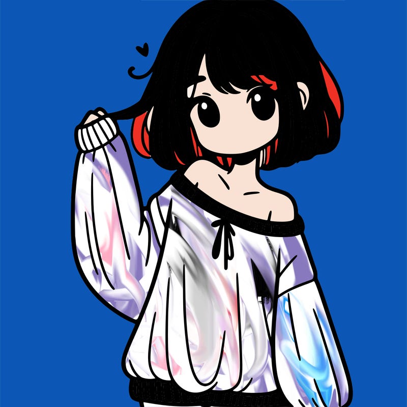 girl in baggy sweater hanging off her shoulder