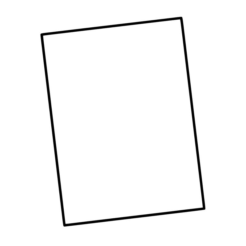 plain sheet of paper