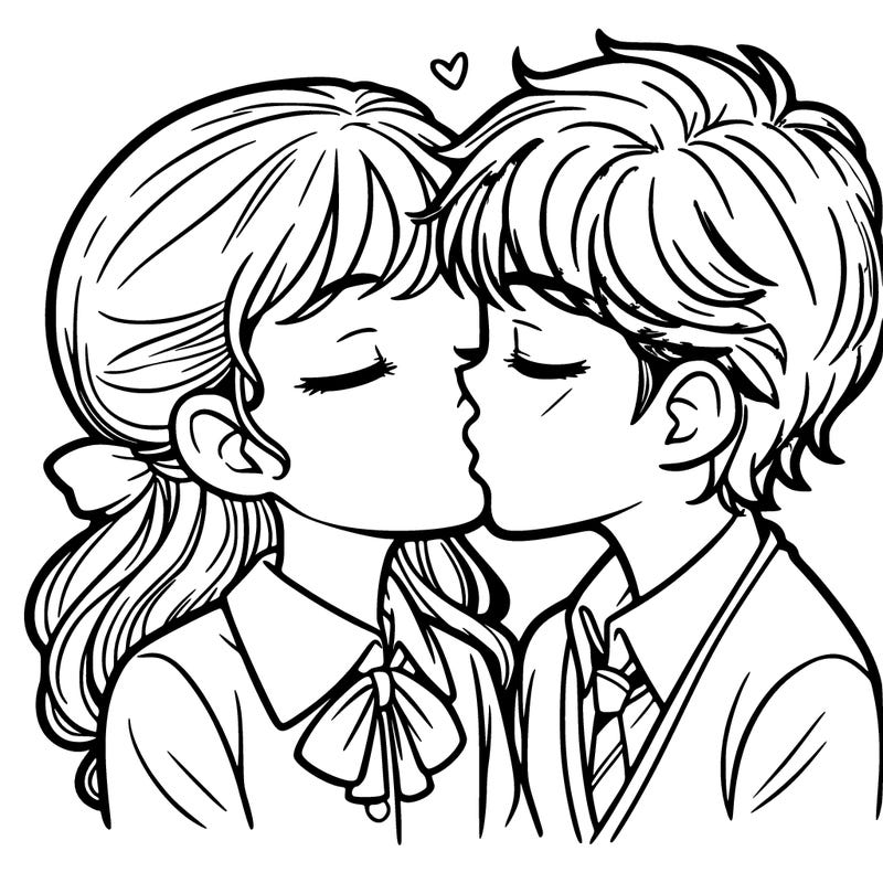 kissing