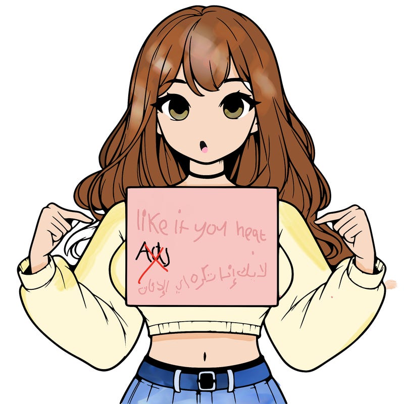 girl holding a blank sign in a long sleeve crop top