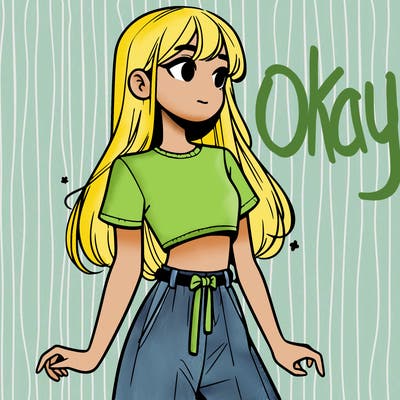 girl in a cute crop top