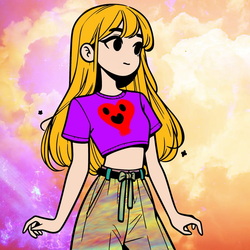 girl in a cute crop top