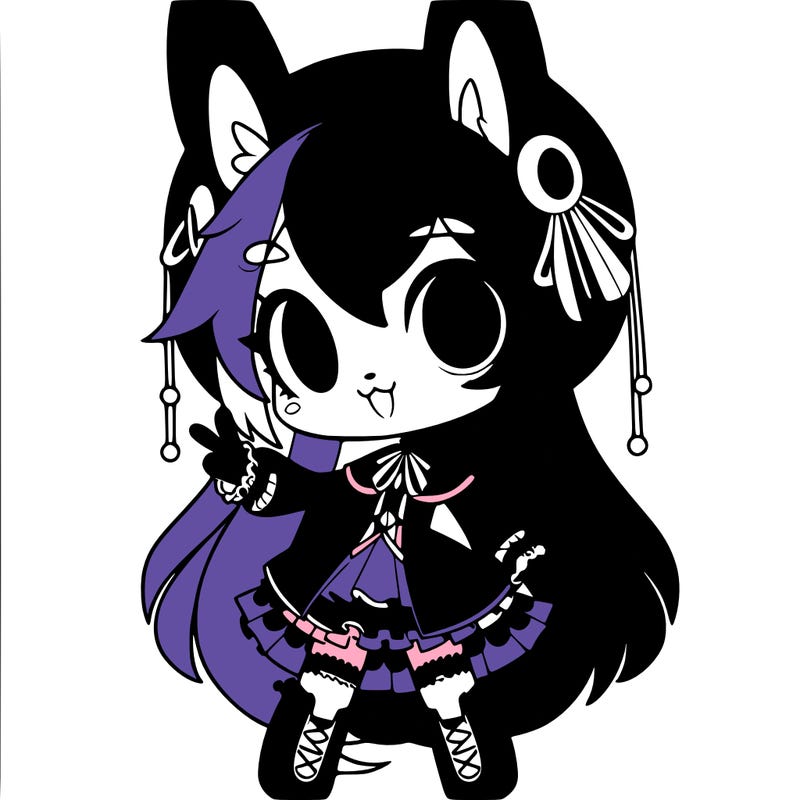 kuromi from hello kitty