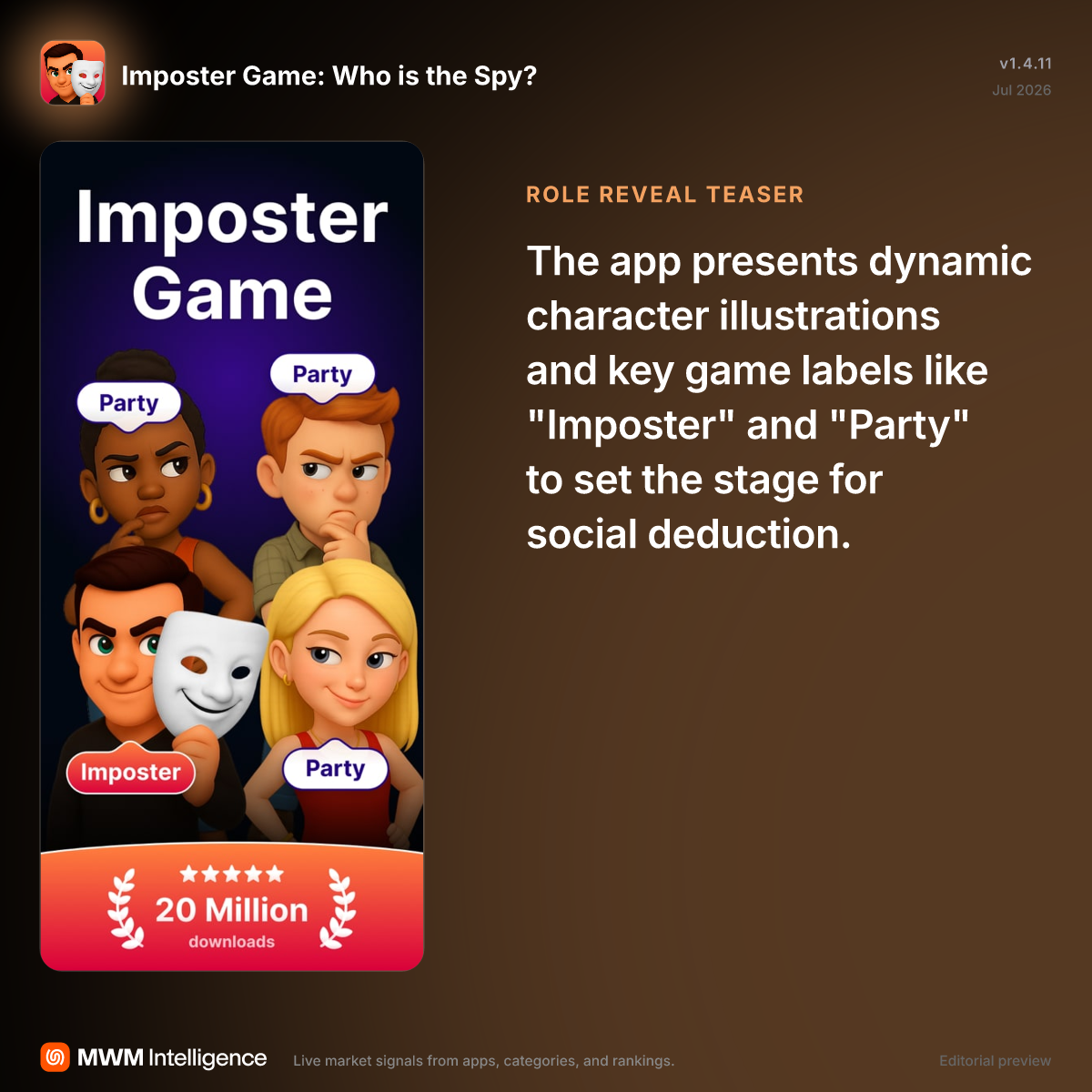 Imposter Game: Who is the Spy? - Games App | MWM