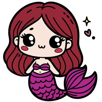 cute mermaid