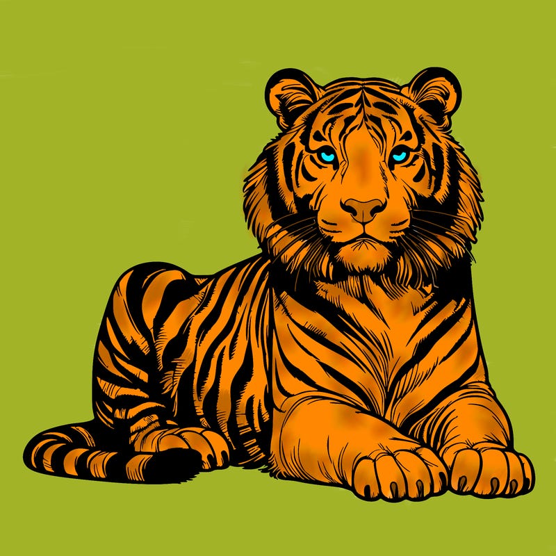 realistic tiger