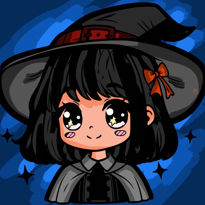 girl wearing witch custom