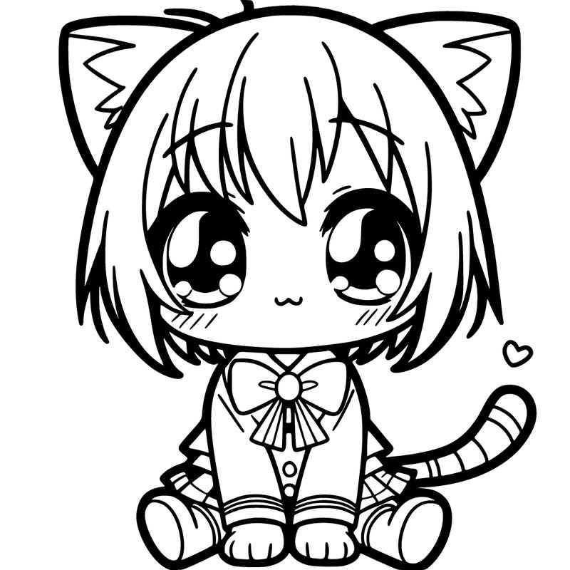 cute anime cat