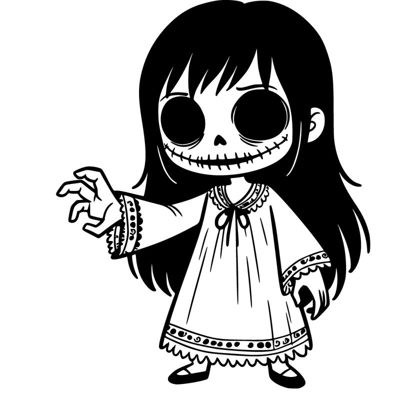 scary girl