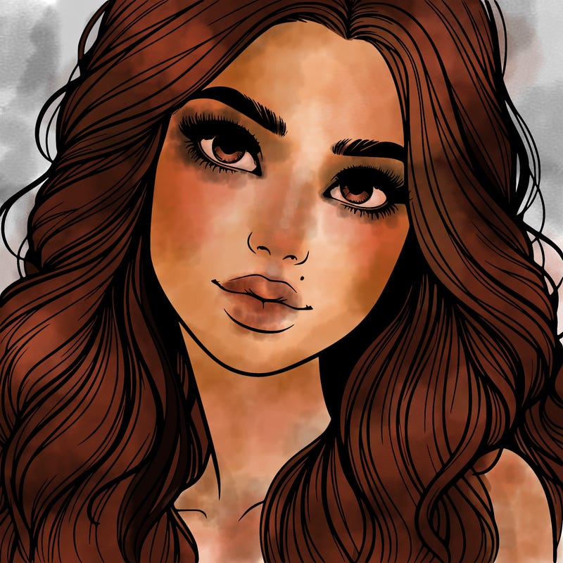 beautiful realistic girl