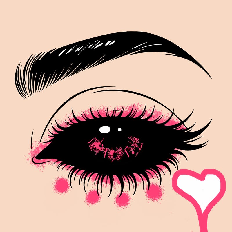 eye closed realistic