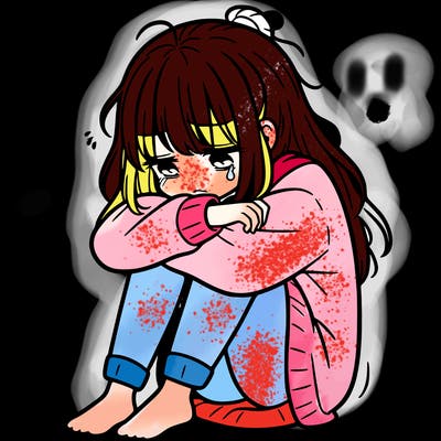 depressed girl