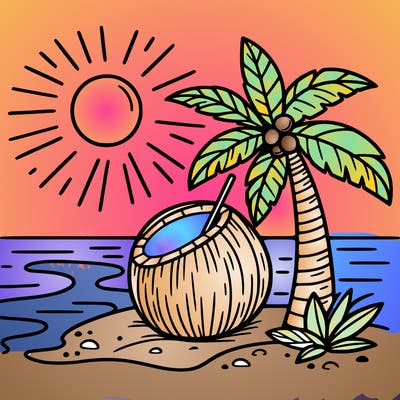 summer  coconut