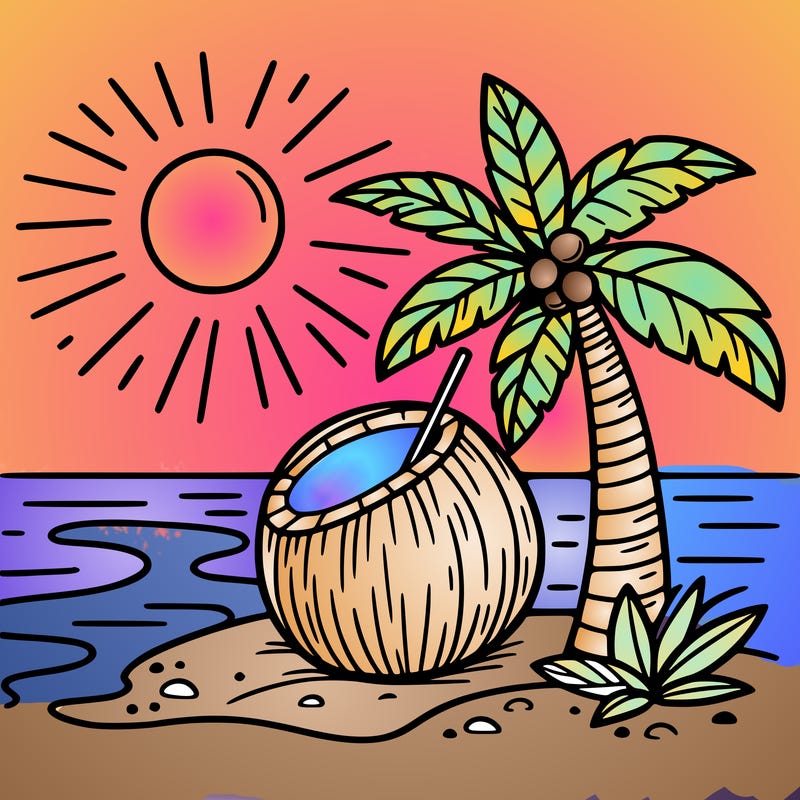 summer  coconut
