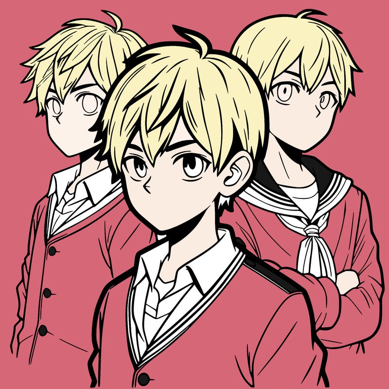 a boy manga character