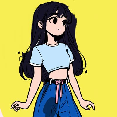 girl in a cute crop top