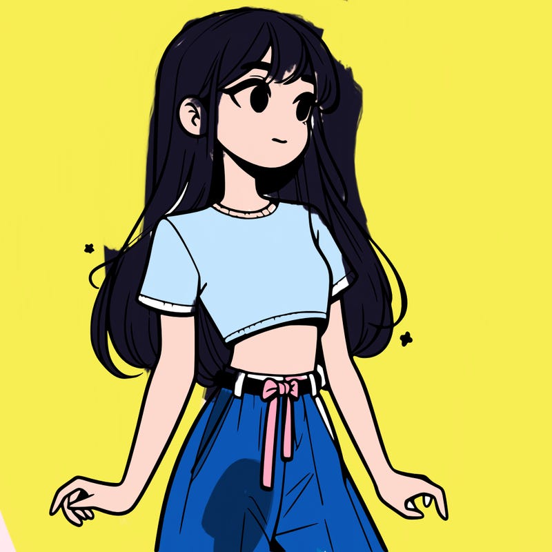 girl in a cute crop top