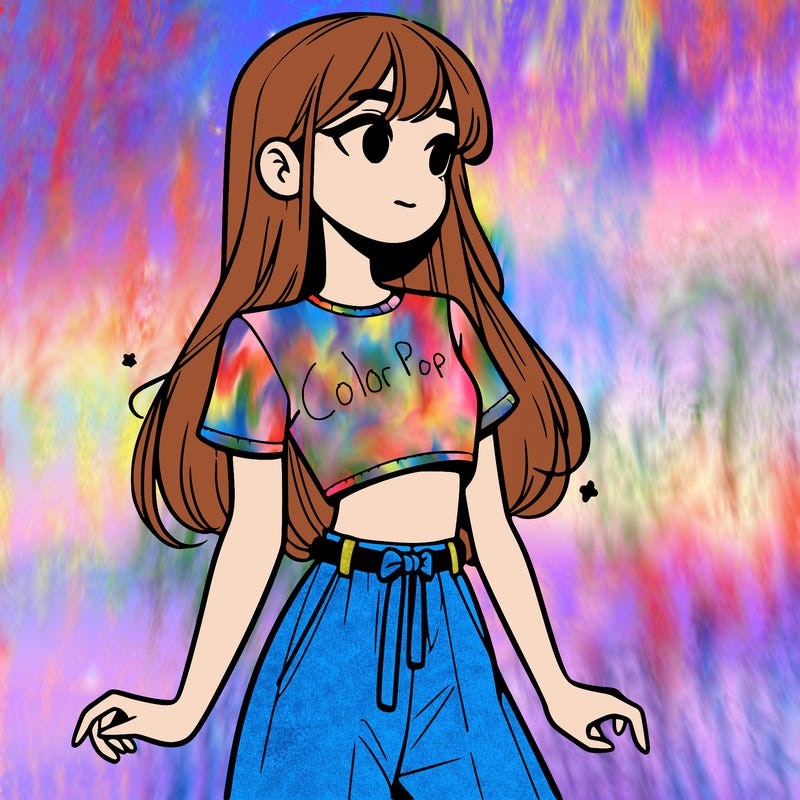 girl in a cute crop top