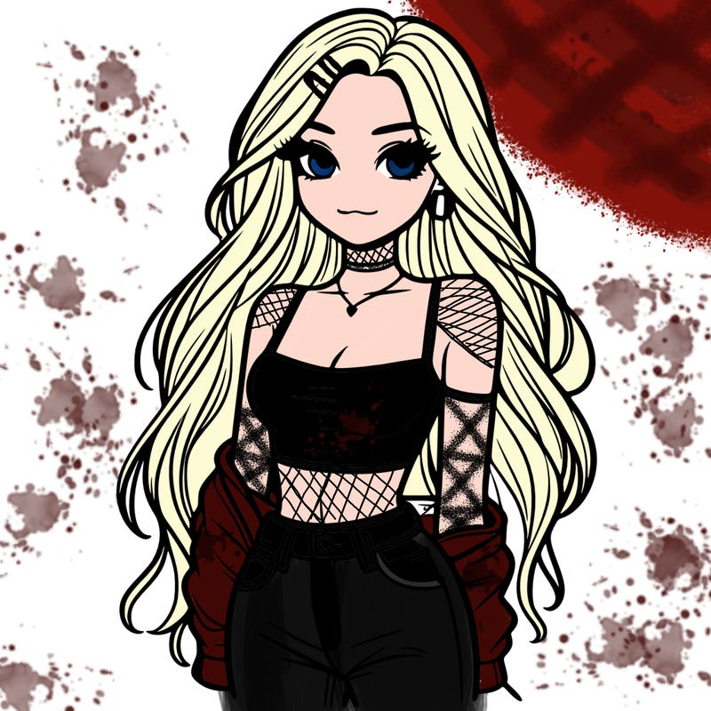 long haired girl with crop top and jeans