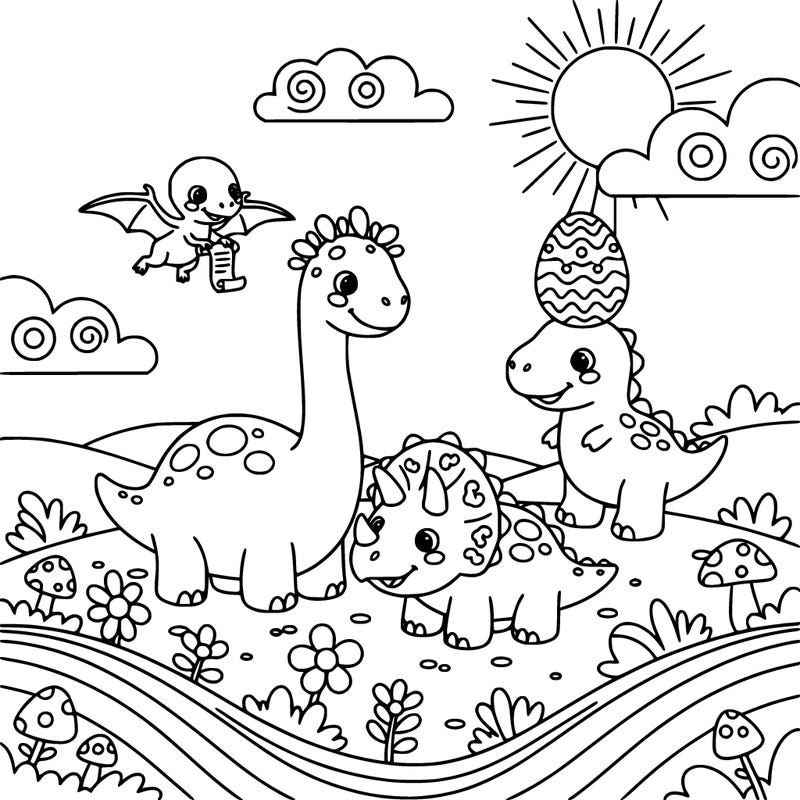 cute dinosaurs