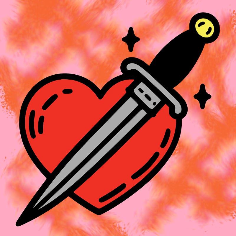 heart with dagger through it