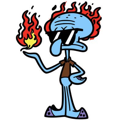 hot squidward