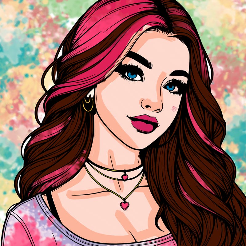 detailed realistic girl