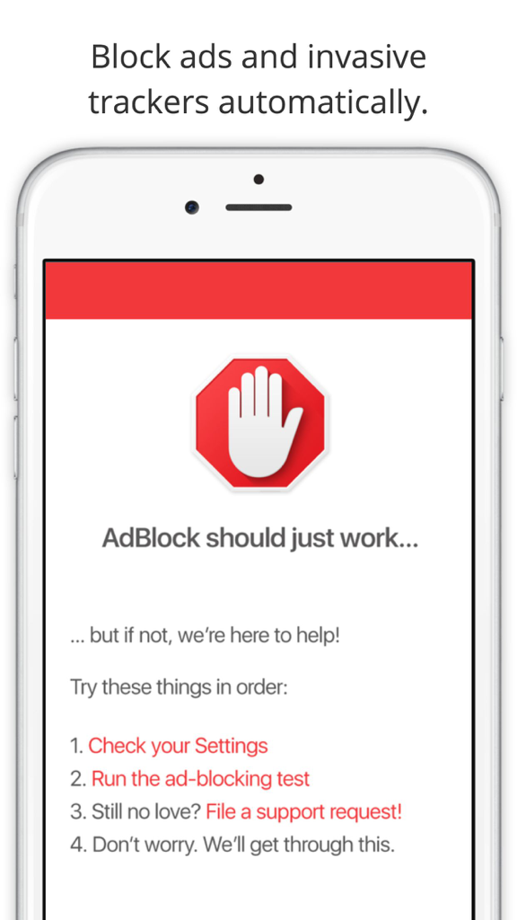 Guida alla risoluzione dei problemi nell'app AdBlock per Mobile per bloccare annunci e tracker.